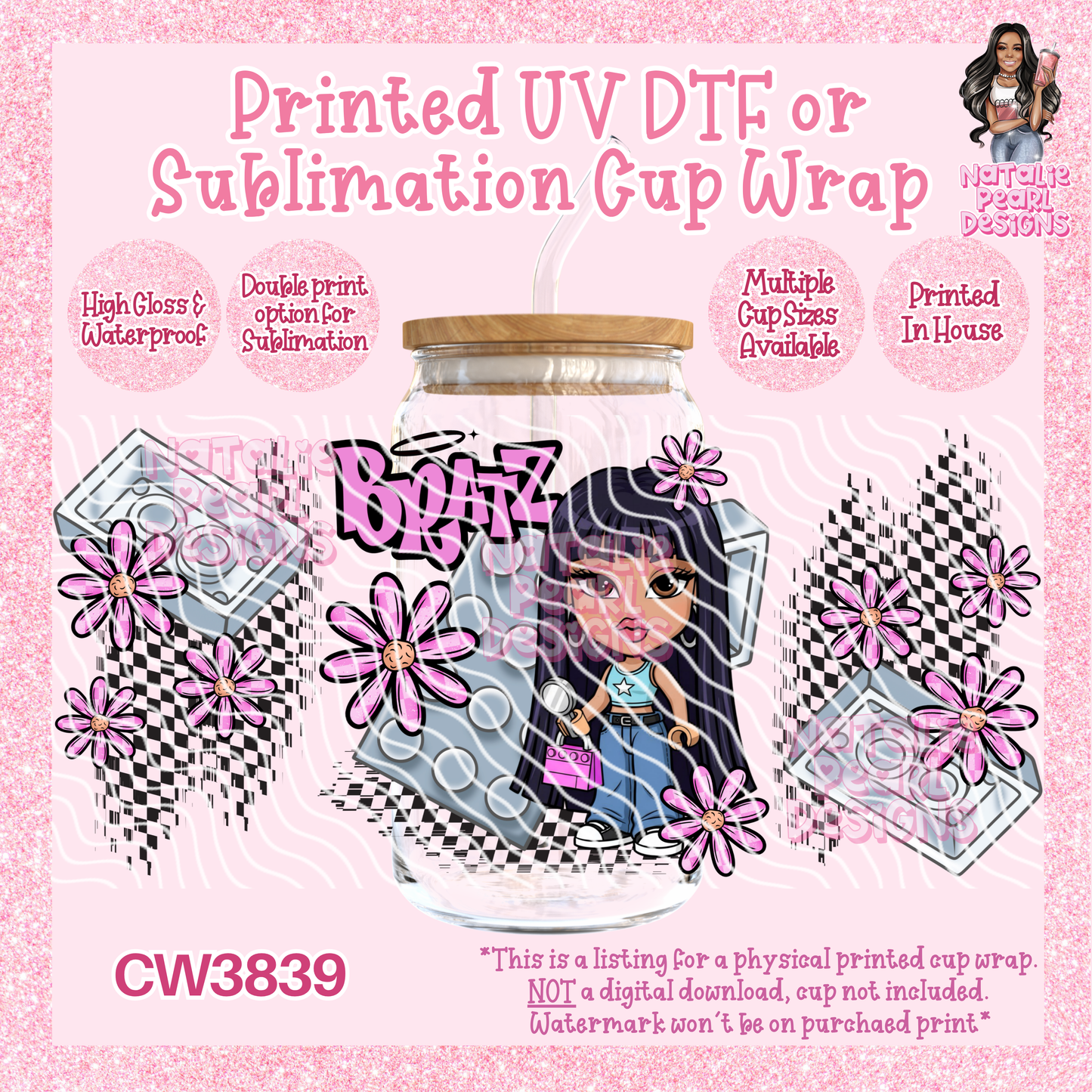 CW3839 UV DTF/SUB Cup Wraps