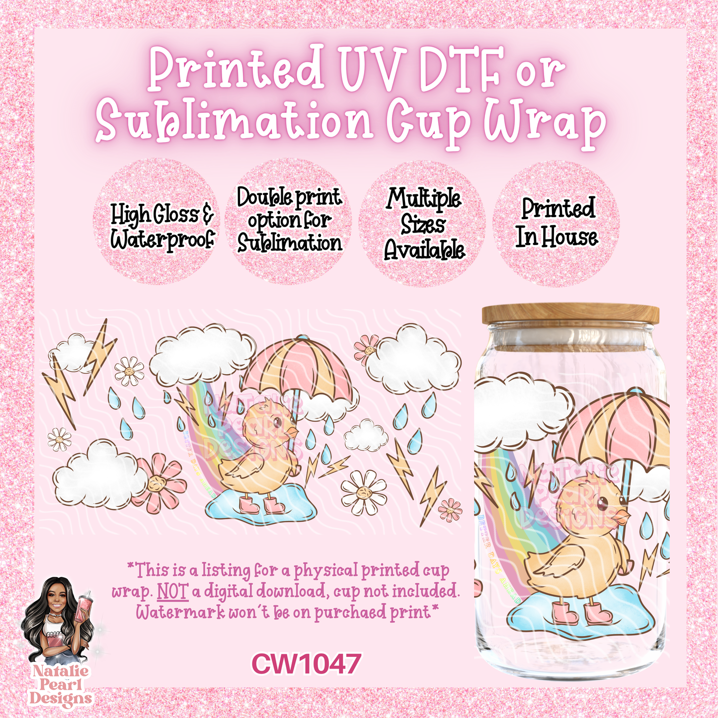 CW1047 UV DTF/SUB Cup Wrap