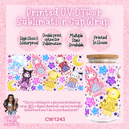 CW1243 UV DTF/SUB Cup Wrap