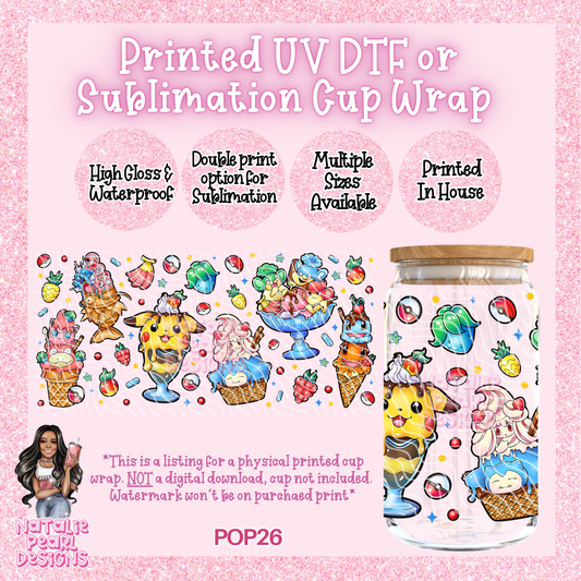 POP26 UV DTF/SUB Cup Wrap