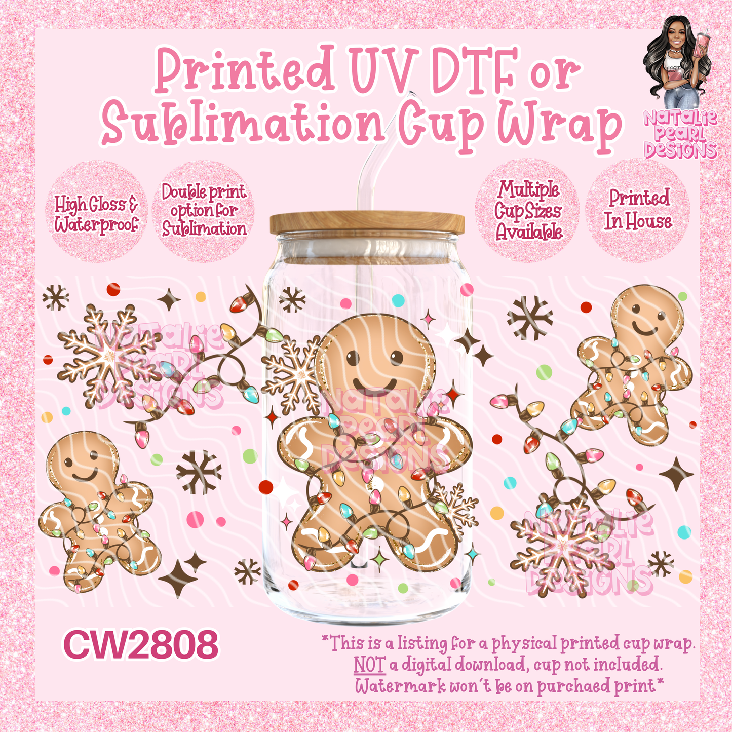 CW2808 UV DTF/SUB Cup Wraps