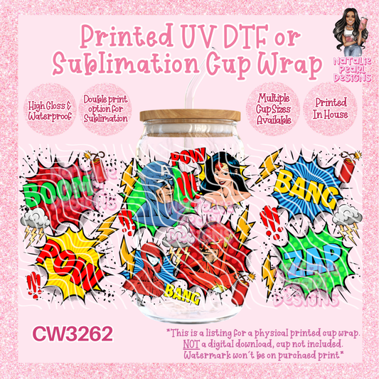 CW3262 UV DTF/SUB Cup Wraps