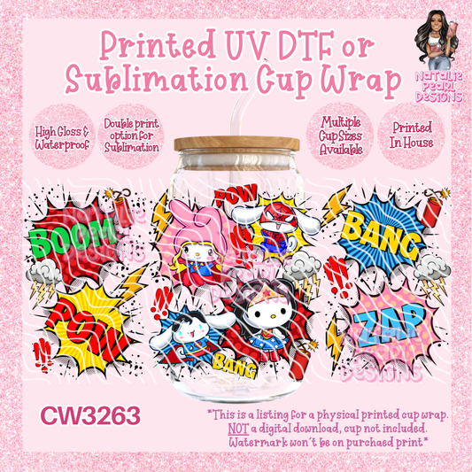 CW3263 UV DTF/SUB Cup Wraps