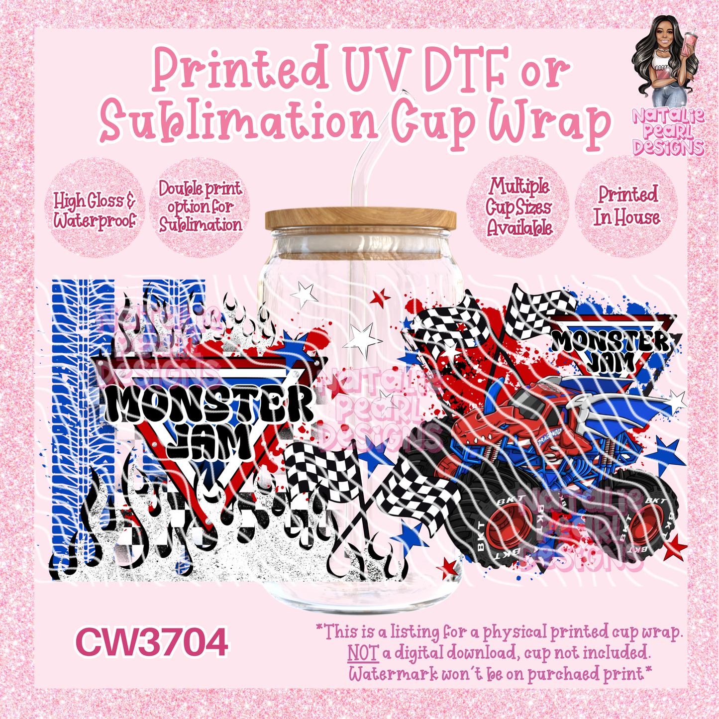 CW3704 UV DTF/SUB Cup Wraps