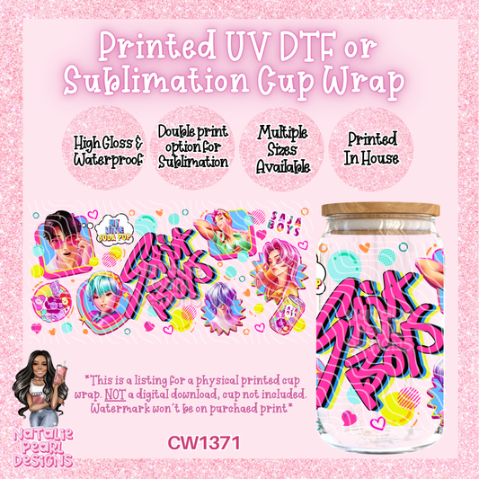 CW1371 UV DTF/SUB Cup Wrap