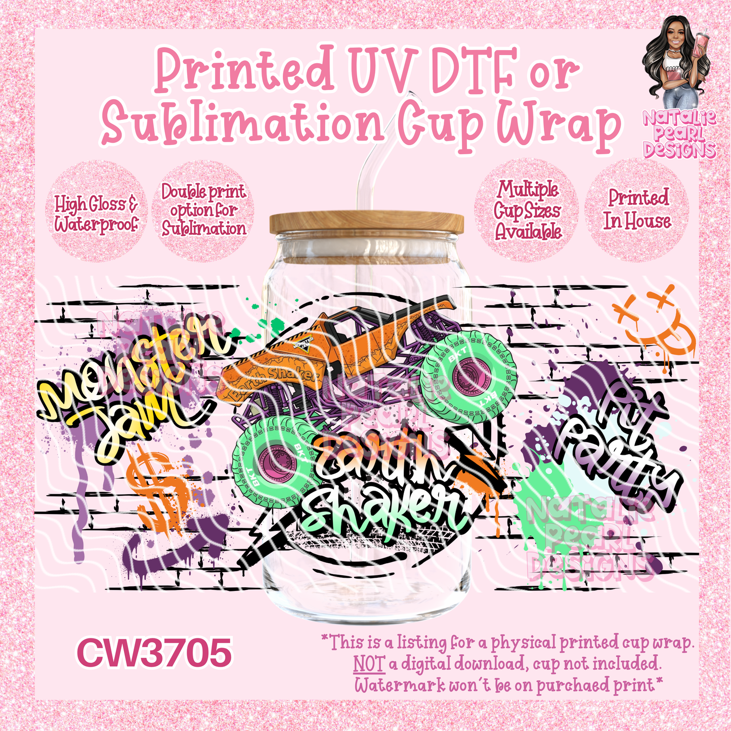 CW3705 UV DTF/SUB Cup Wraps