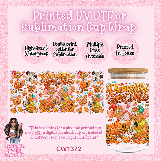 CW1372 UV DTF/SUB Cup Wrap