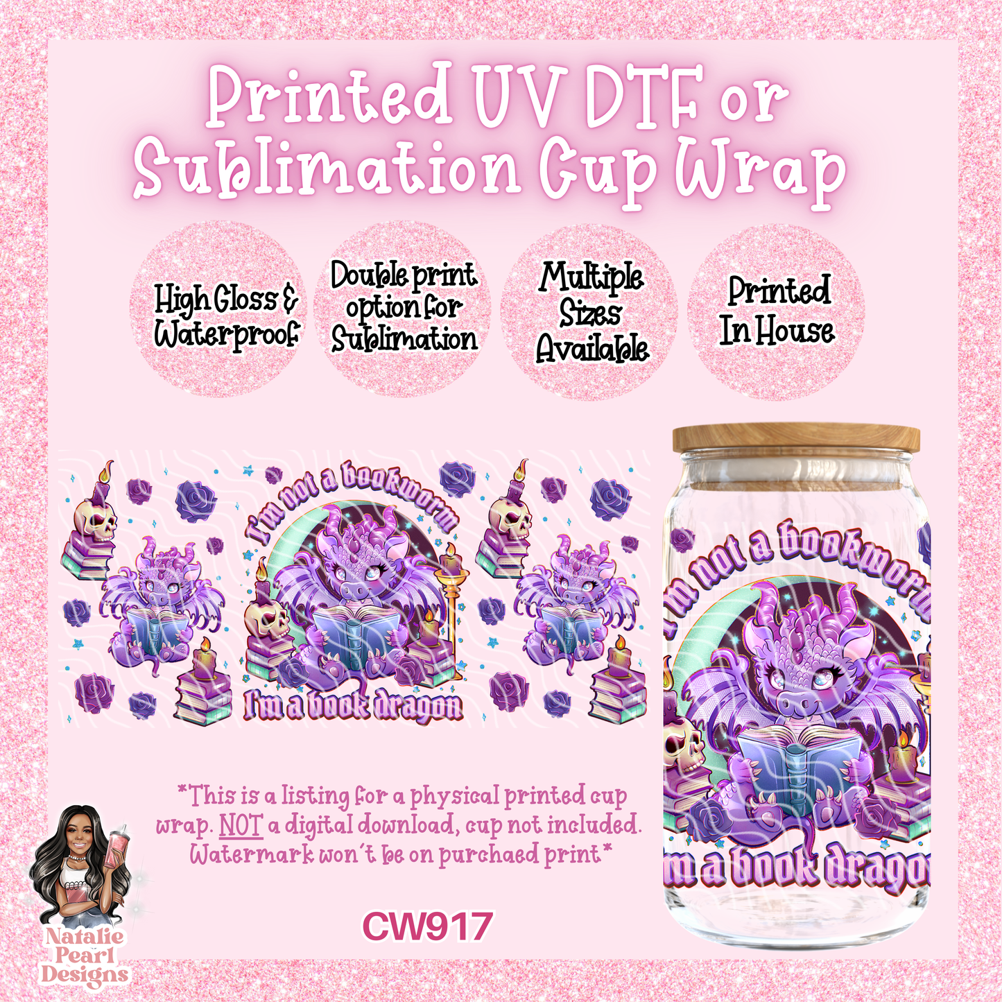 CW917 UV DTF/SUB Cup Wrap