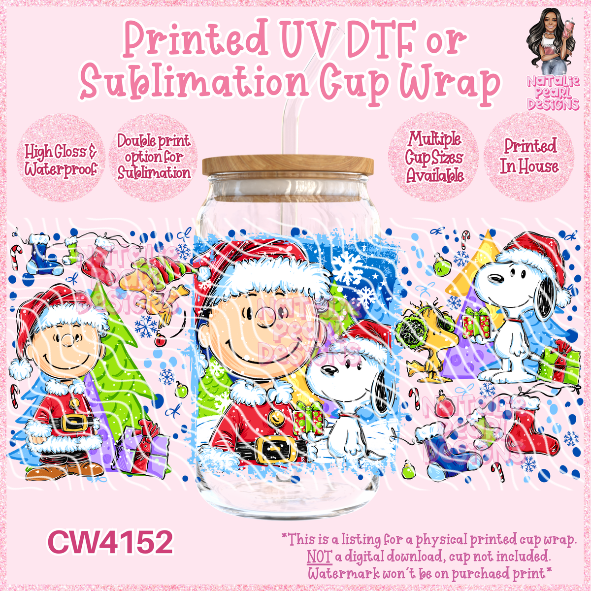 CW4152 UV DTF/SUB Cup Wraps