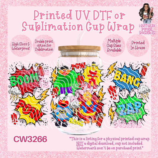 CW3266 UV DTF/SUB Cup Wraps