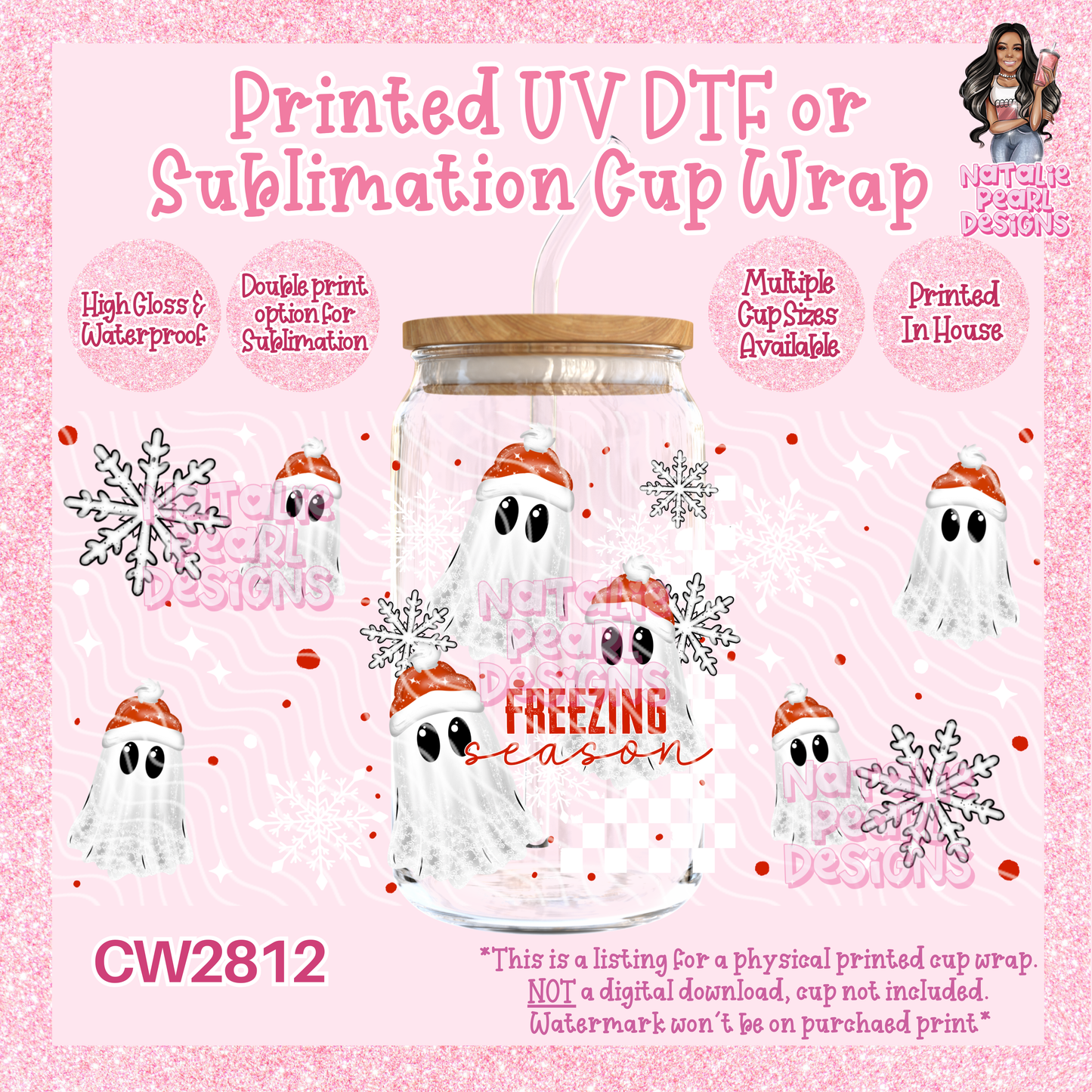 CW2812 UV DTF/SUB Cup Wraps
