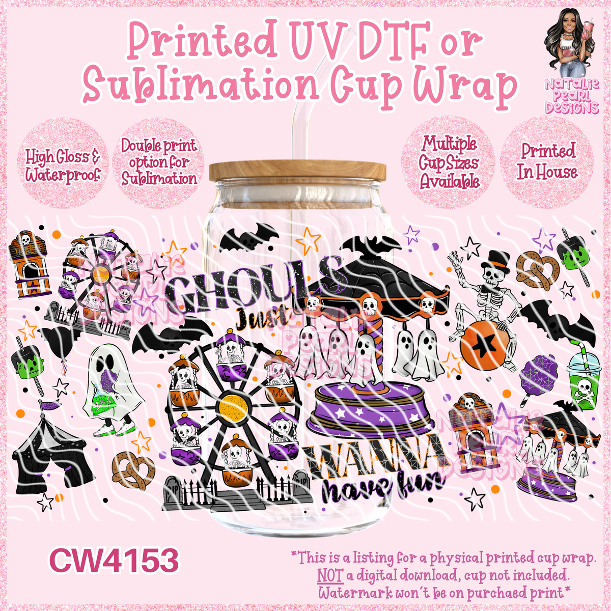 CW4153 UV DTF/SUB Cup Wraps