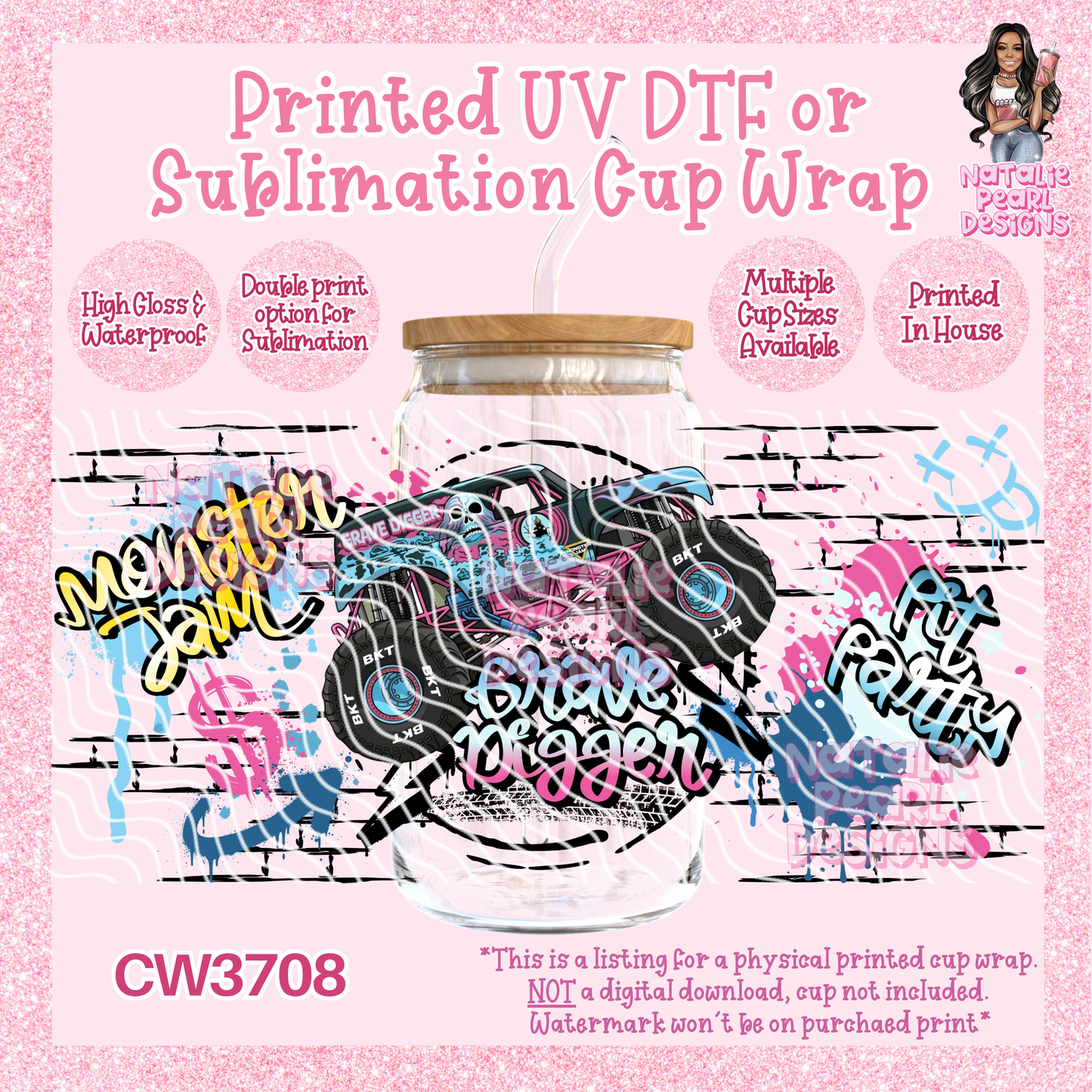 CW3708 UV DTF/SUB Cup Wraps