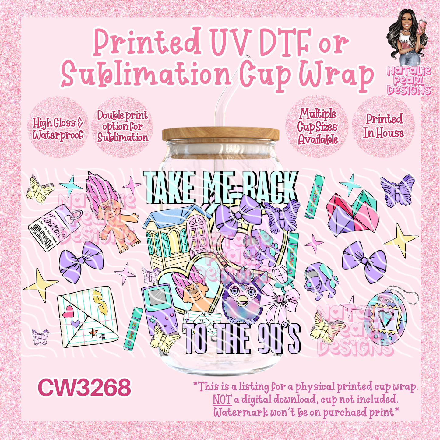 CW3268 UV DTF/SUB Cup Wraps