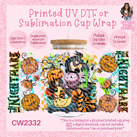 CW2332 UV DTF/SUB Cup Wraps