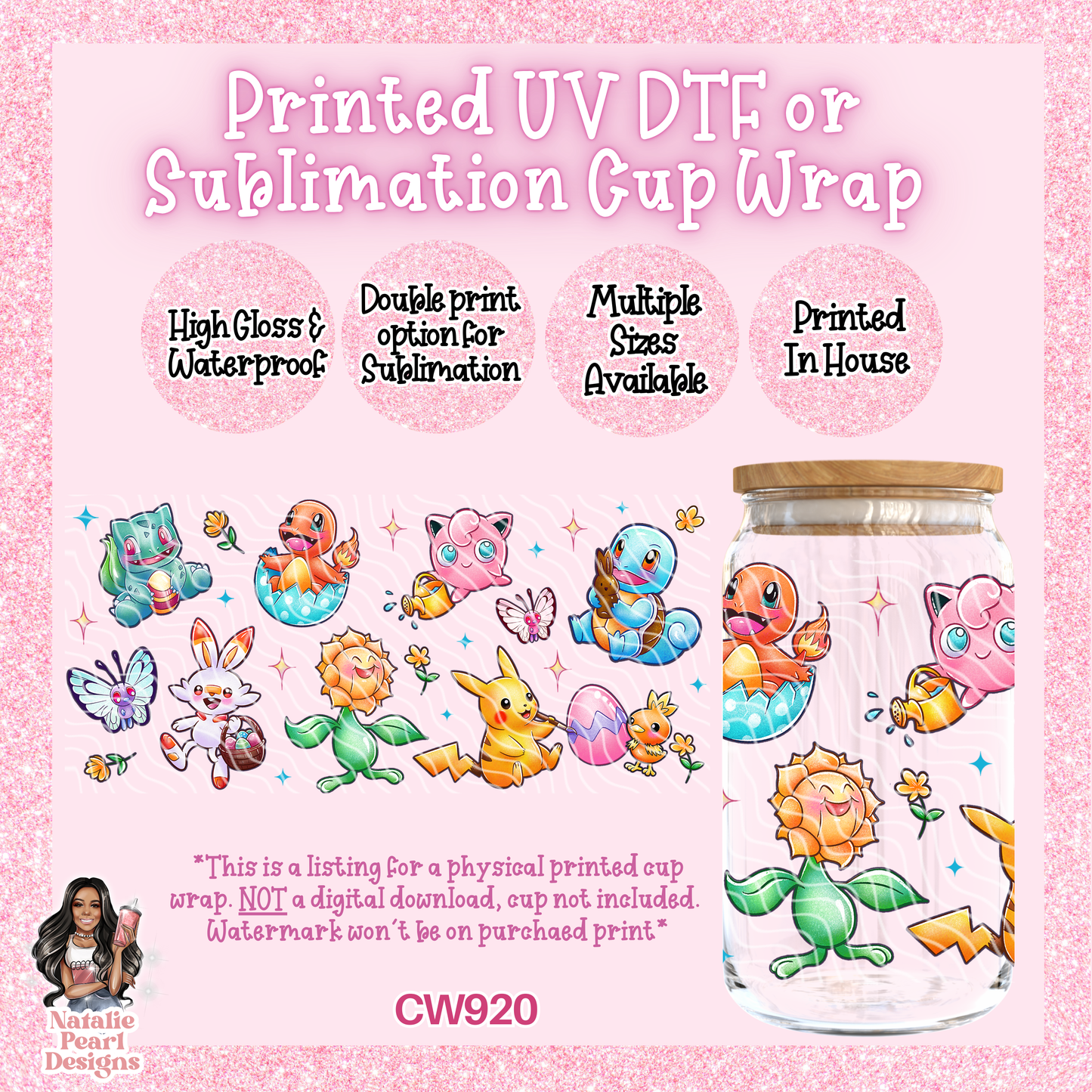 CW920 UV DTF/SUB Cup Wrap