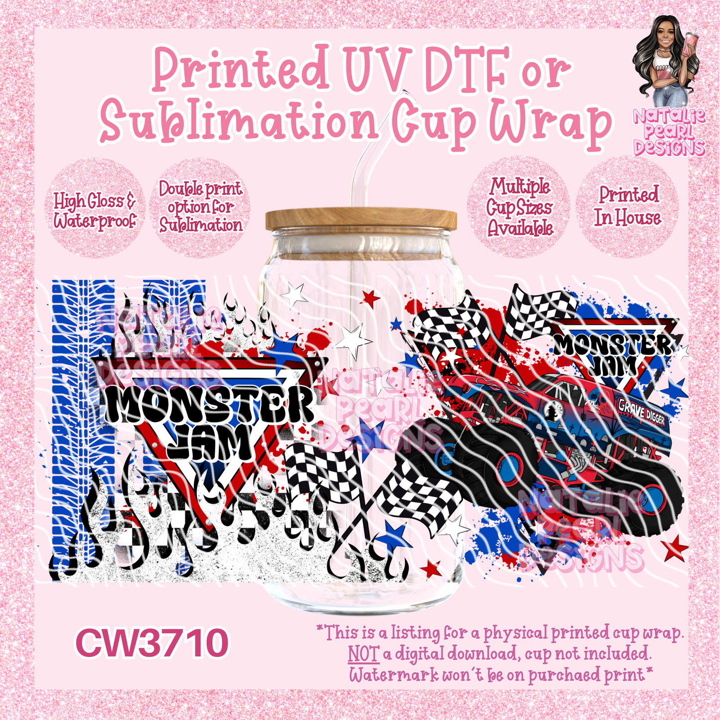 CW3710 UV DTF/SUB Cup Wraps