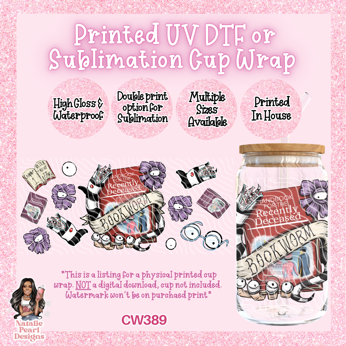 CW389 UV DTF/SUB Cup Wrap