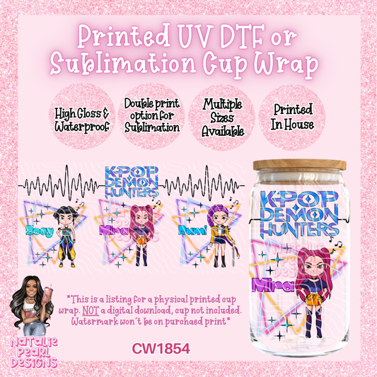 CW1854 UV DTF/SUB Cup Wraps