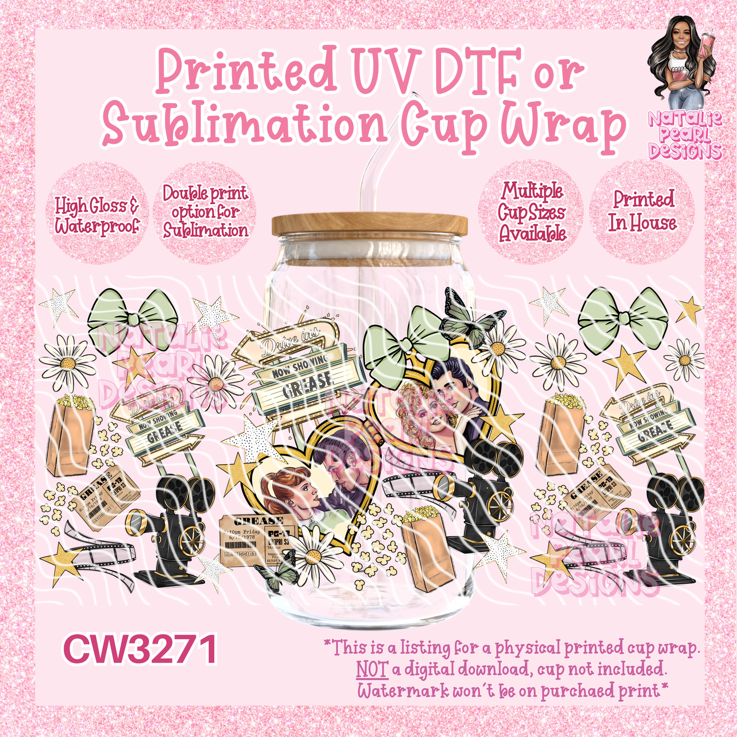CW3271 UV DTF/SUB Cup Wraps