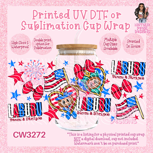 CW3272 UV DTF/SUB Cup Wraps