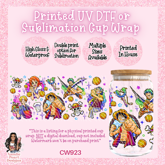 CW923 UV DTF/SUB Cup Wrap