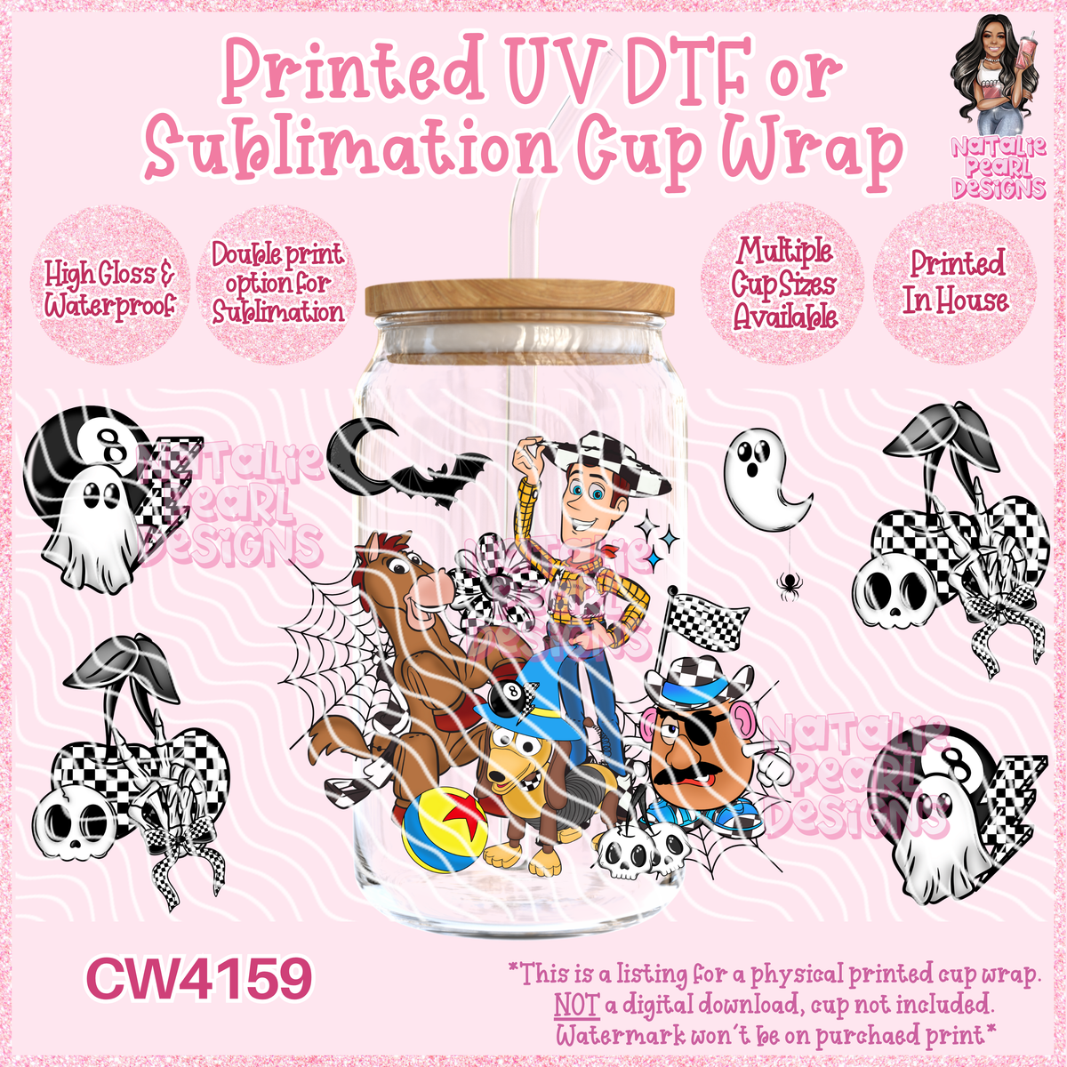 CW4159 UV DTF/SUB Cup Wraps