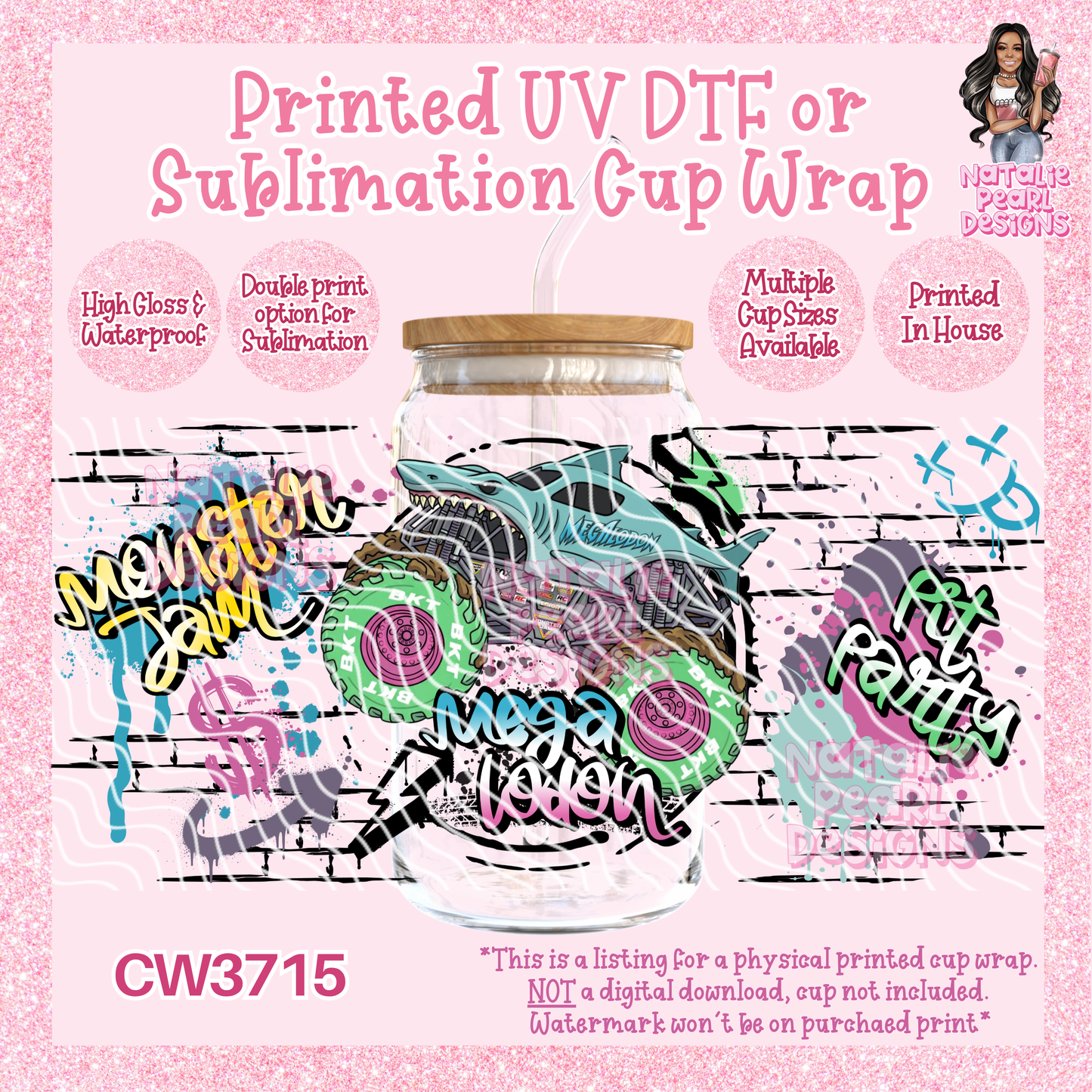 CW3715 UV DTF/SUB Cup Wraps