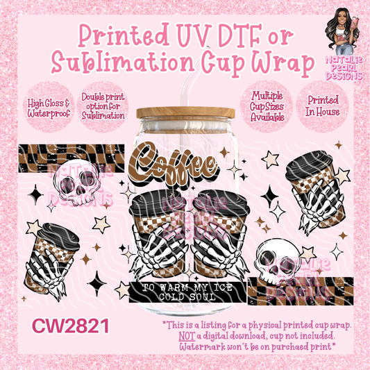 CW2821 UV DTF/SUB Cup Wraps