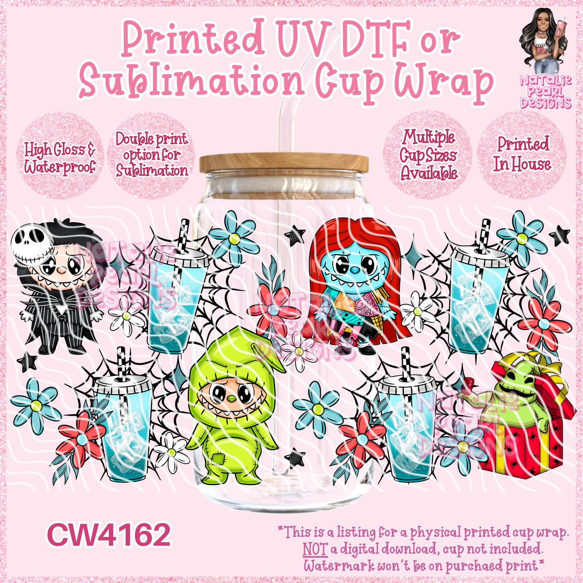CW4162 UV DTF/SUB Cup Wraps