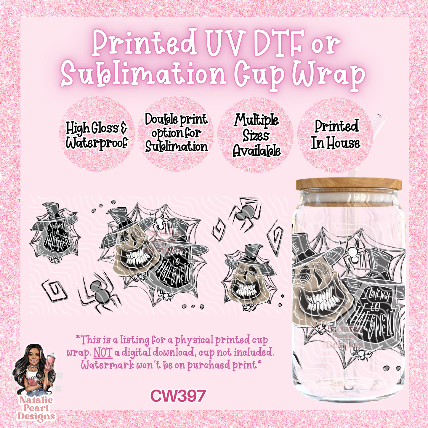 CW397 UV DTF/SUB Cup Wrap