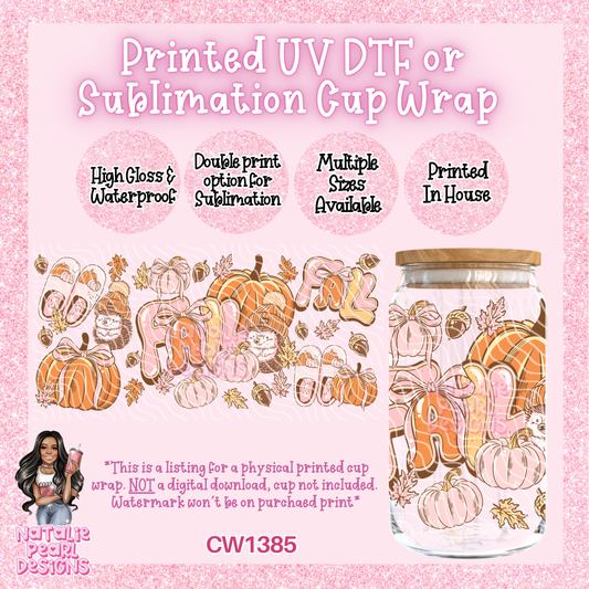 CW1385 UV DTF/SUB Cup Wrap
