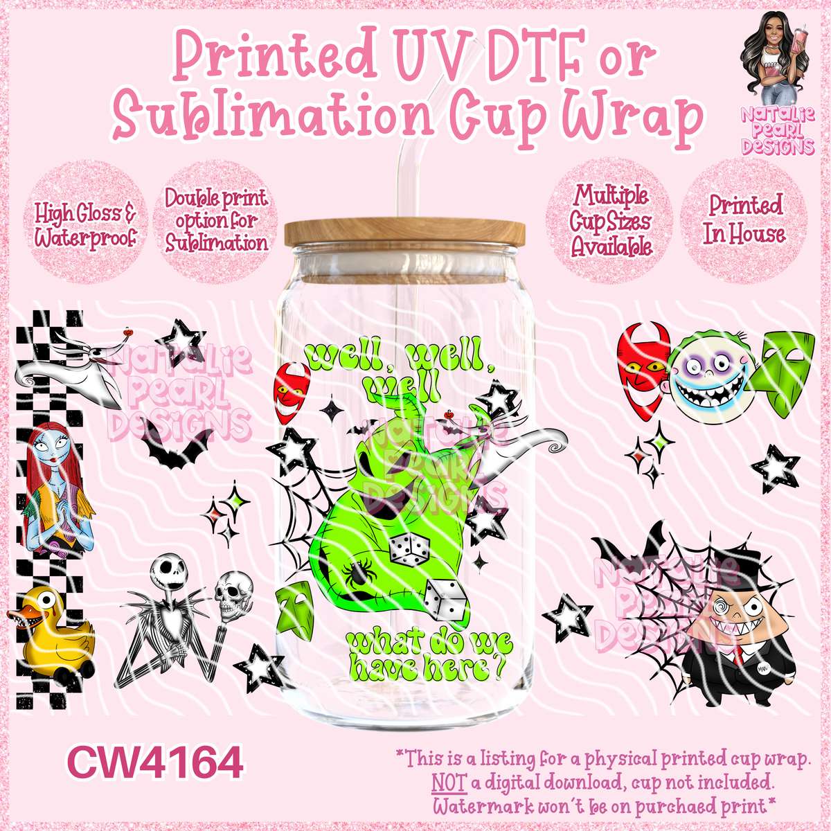 CW4164 UV DTF/SUB Cup Wraps