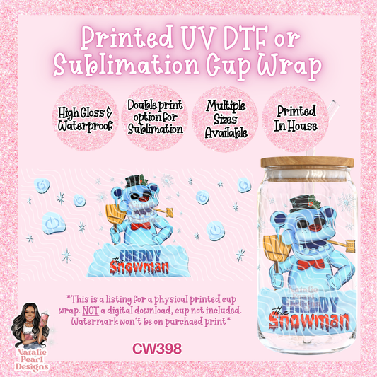 CW398 UV DTF/SUB Cup Wrap