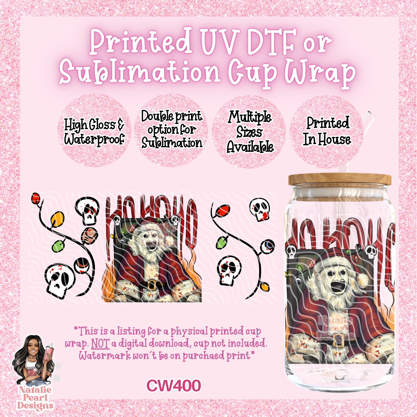 CW400 UV DTF/SUB Cup Wrap