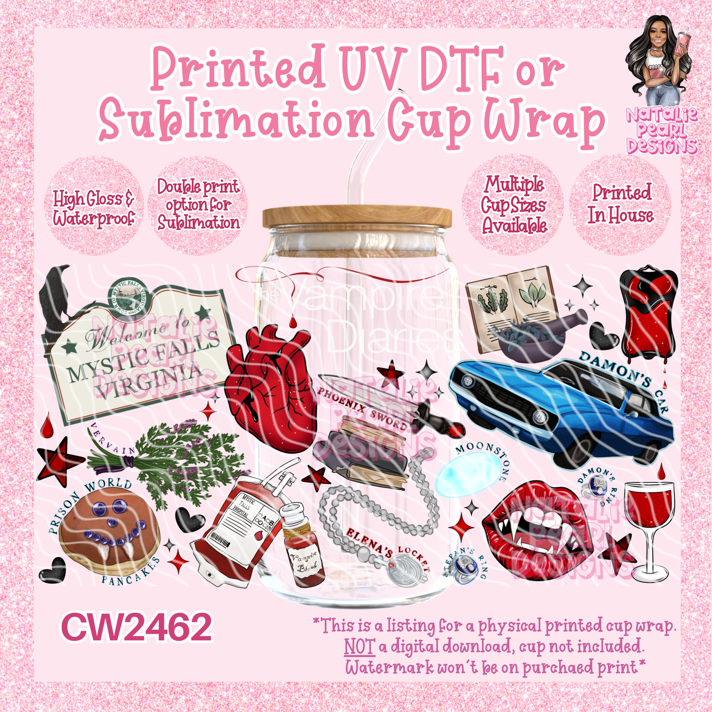 CW2462 UV DTF/SUB Cup Wraps
