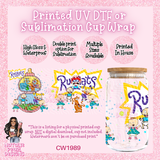 CW1989 UV DTF/SUB Cup Wraps