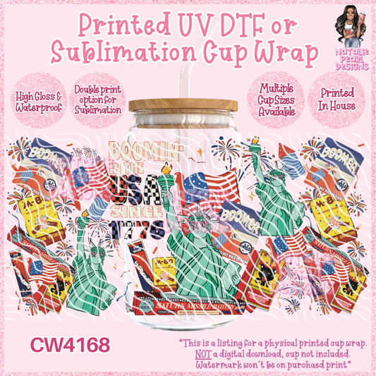 CW4168 UV DTF/SUB Cup Wraps