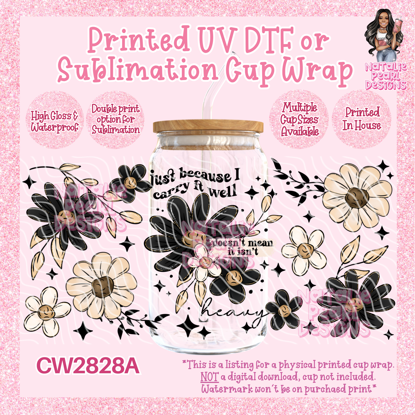 CW2828A UV DTF/SUB Cup Wraps