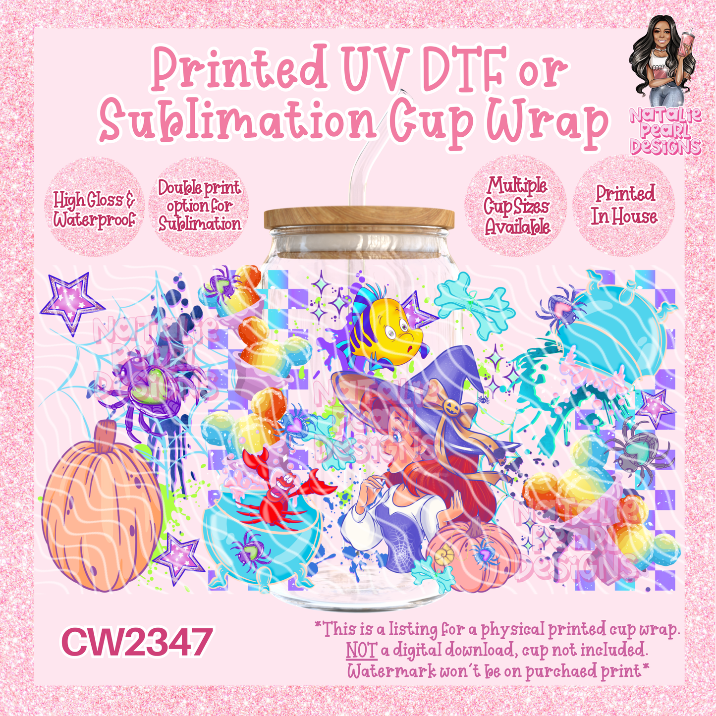 CW2347 UV DTF/SUB Cup Wraps