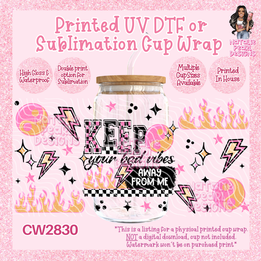 CW2830 UV DTF/SUB Cup Wraps