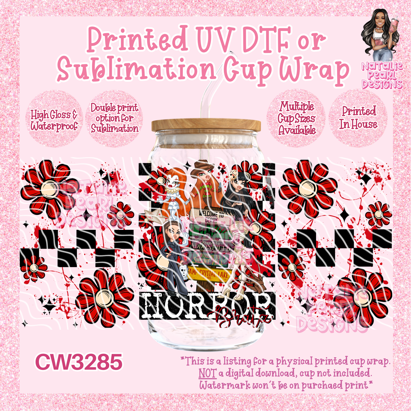 CW3285 UV DTF/SUB Cup Wraps