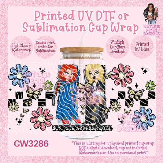 CW3286 UV DTF/SUB Cup Wraps