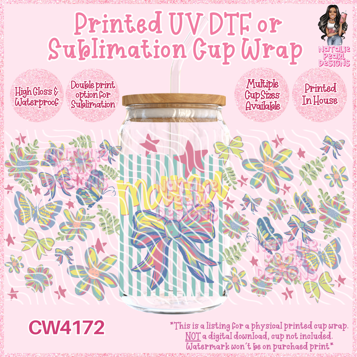 CW4172 UV DTF/SUB Cup Wraps