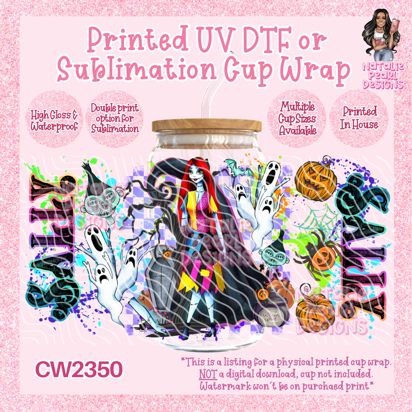 CW2350 UV DTF/SUB Cup Wraps