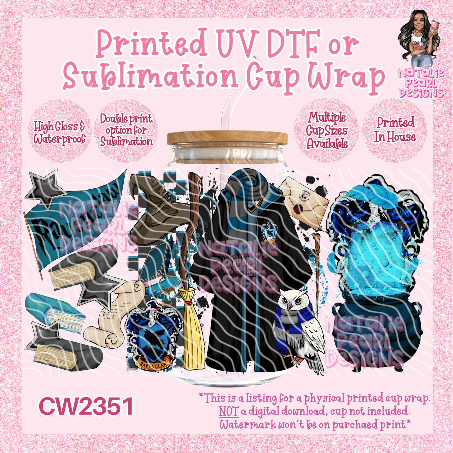 CW2351 UV DTF/SUB Cup Wraps