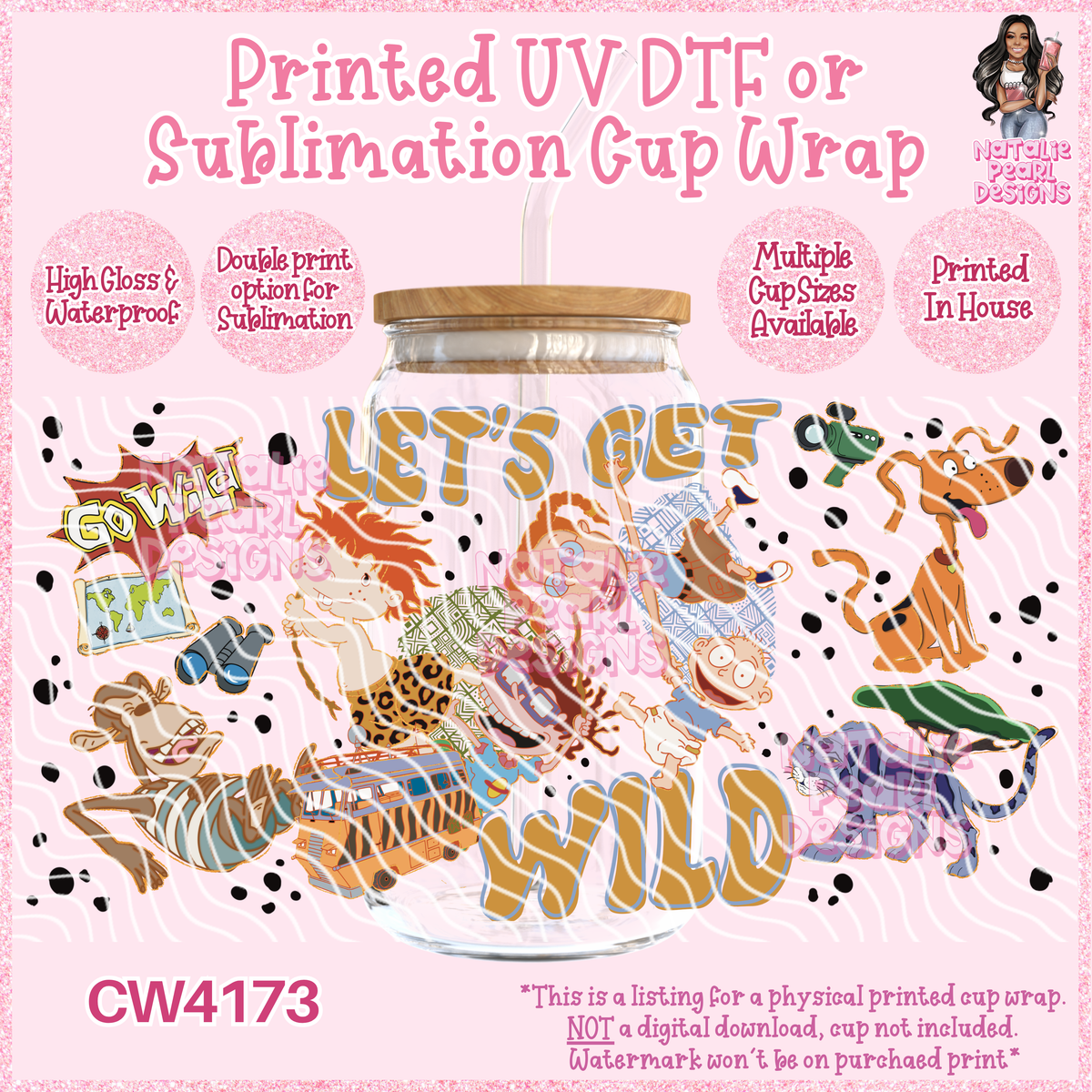 CW4173 UV DTF/SUB Cup Wraps