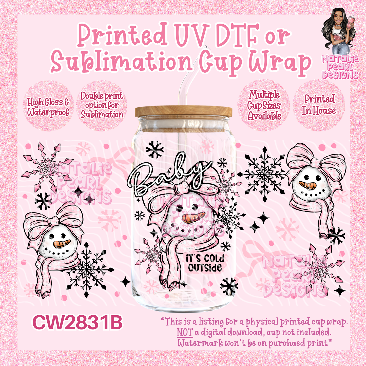 CW2831B UV DTF/SUB Cup Wraps