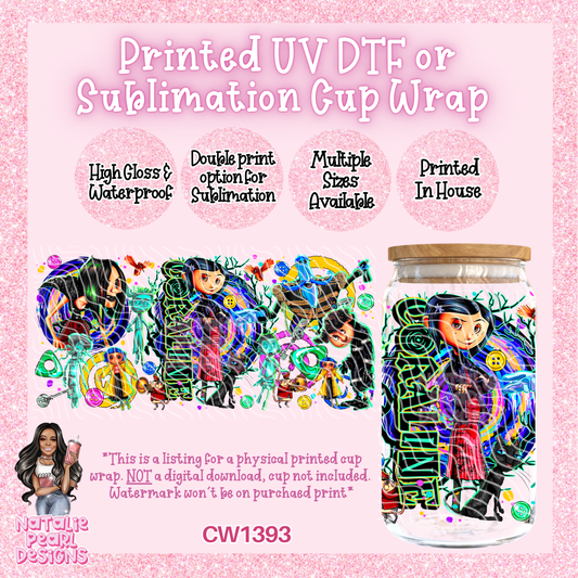 CW1393 UV DTF/SUB Cup Wrap