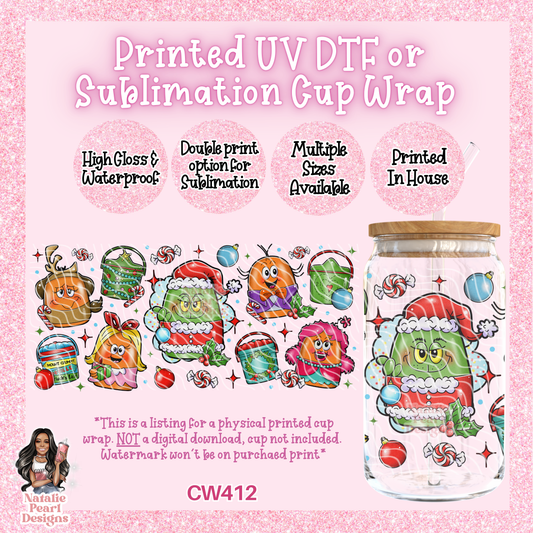 CW412 UV DTF/SUB Cup Wrap